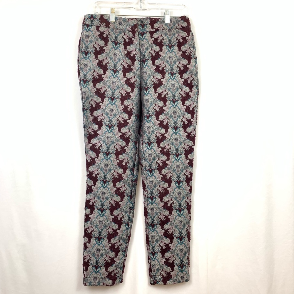 ASOS AFRICA Ankle Pant Purple Jacquard